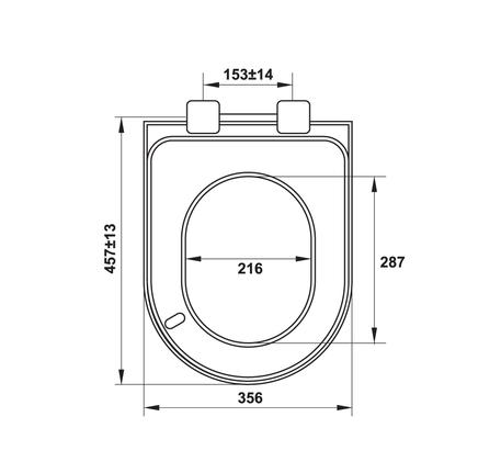 Bộ nắp cho bồn cầu 588.79.404 Hafele 588.79.594